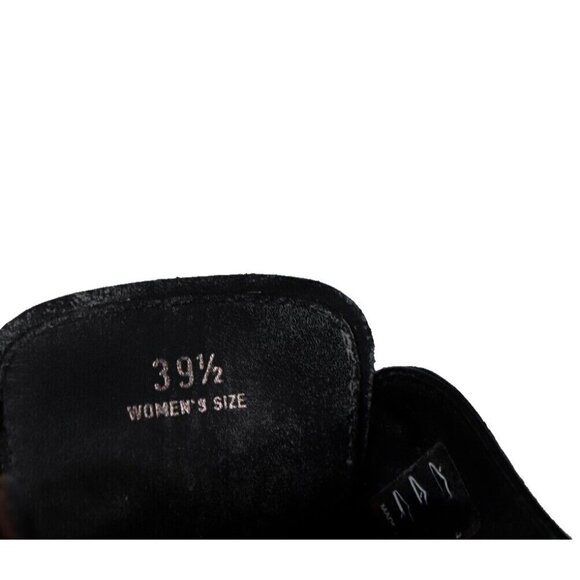 Tod's Women 39.5 Black Lace Up Platform Loafers Rubber Sole Glossy Leather Shoes - Picture 6 of 11